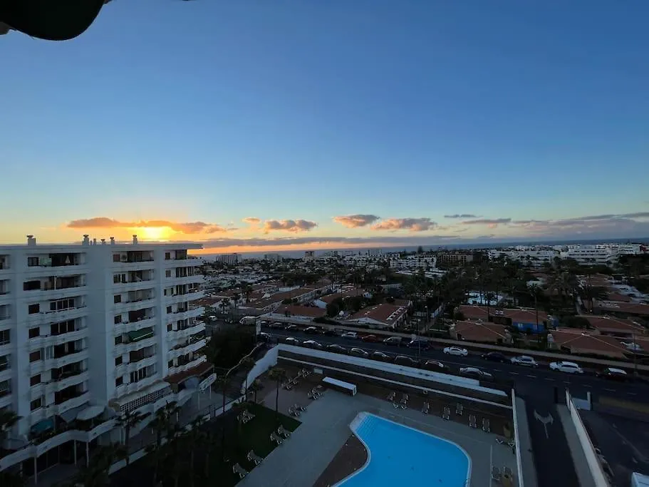 Traumhafte Wohnung Mit Panoramablick Und Pool Playa del Ingles  Apartment